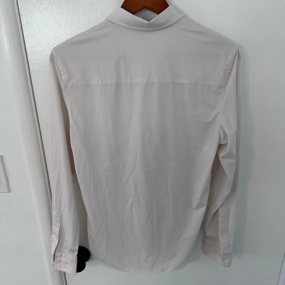 RHONE white button down classic fit dress shirt size small